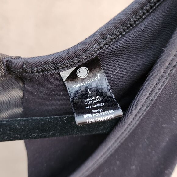 Yogalicious black open back tank - Picture 7 of 7